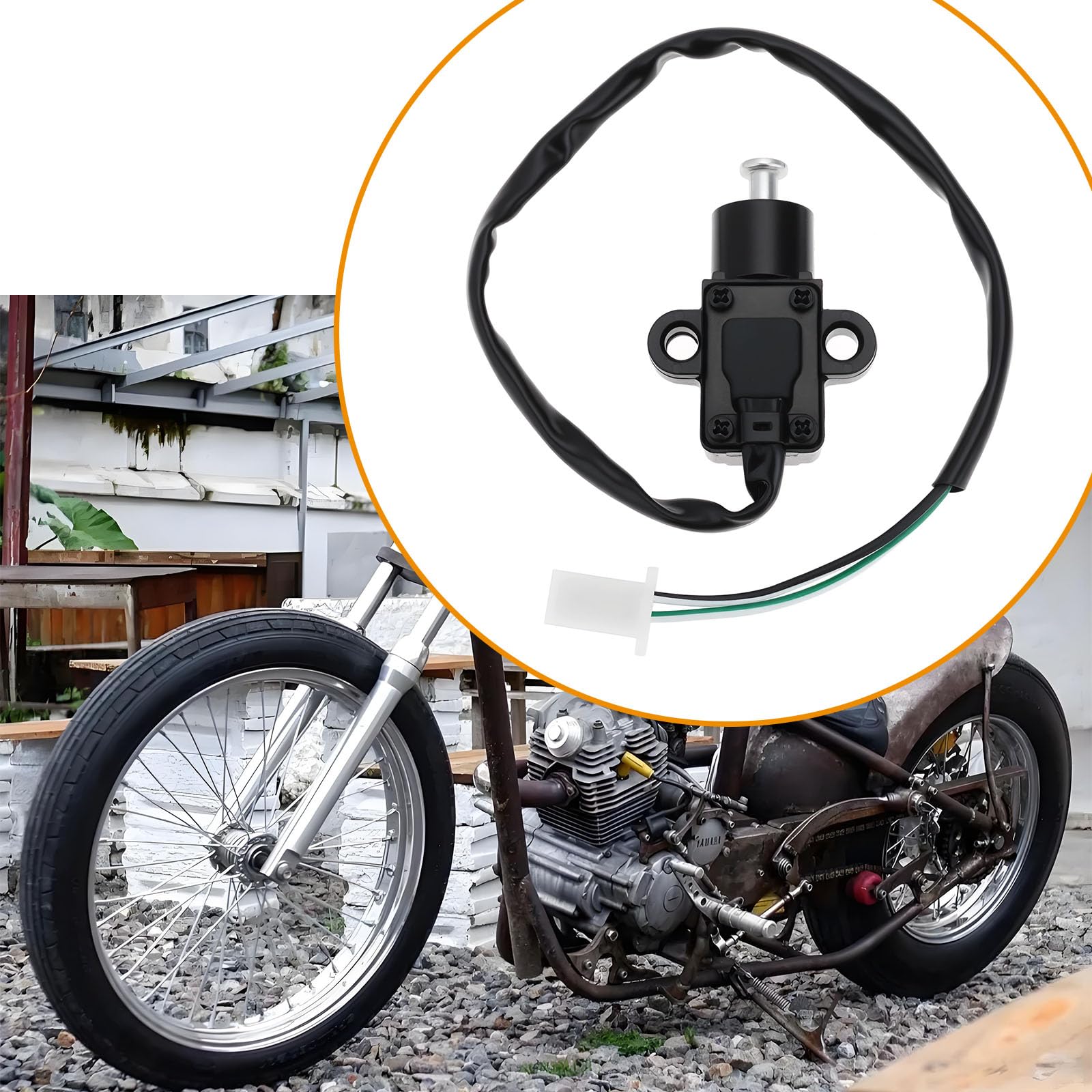 EMSea Interruttore Cavalletto Laterale Compatibile Con Kinroad XT50 Chopper Compatibile Con Regal Raptor 50ccm