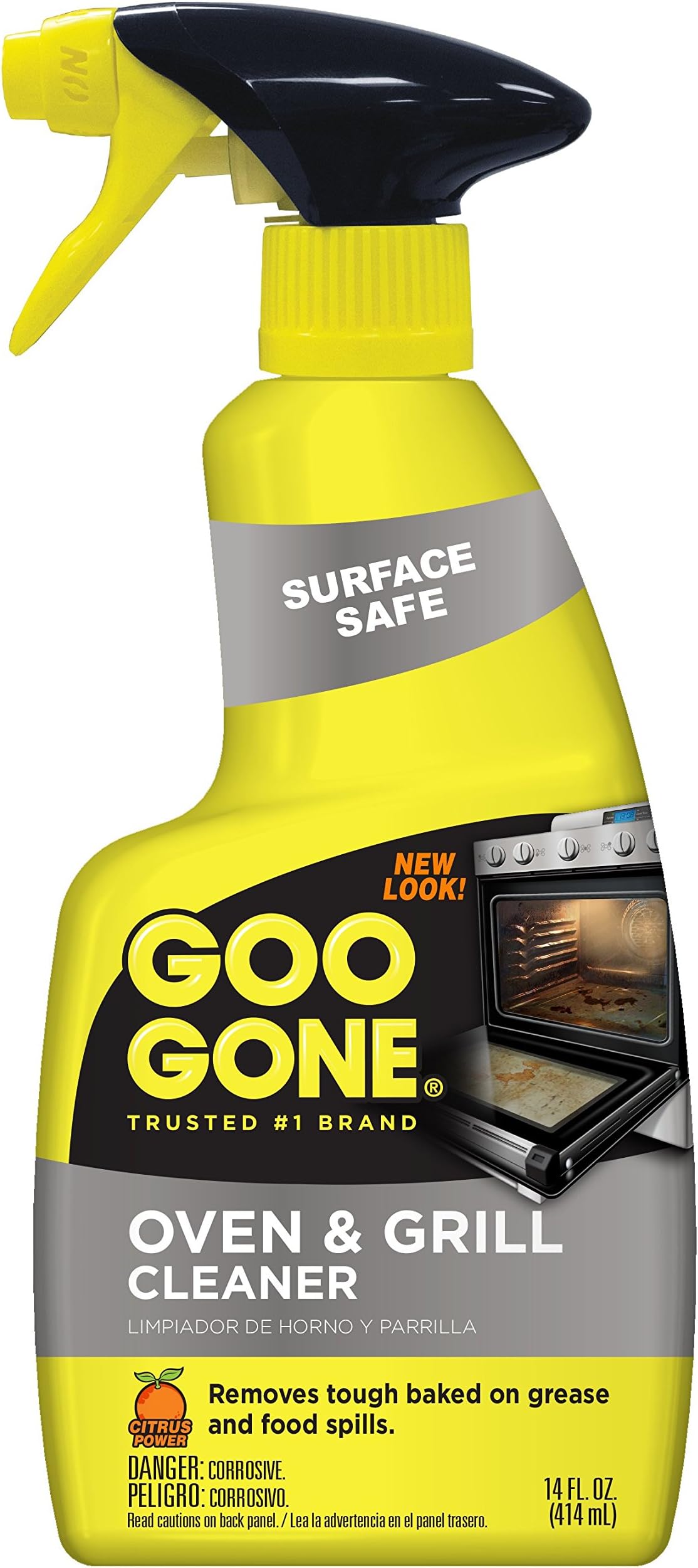 Oven and Grill Cleaner - 14 Ounce - Removes Tough Baked On Grease and Food Spills Surface Safe