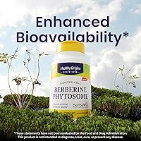Vista 4 de Healthy Origins Berberine Phytosome 550 mg (Berbevis), Berberine Supplement for Metabolic Support, Non-GMO, Vegan, 120 Veggie Caps