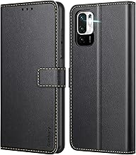 Ganbary Funda Compatible con Xiaomi Redmi Note 10 5G /Poco M3 Pro 5G, Funda Movil Carcasa PU Cuero con Ranura Tarjeta Cierre Magnético Función de Soporte para Redmi Note 10 5G /Poco M3 Pro 5G, Negro