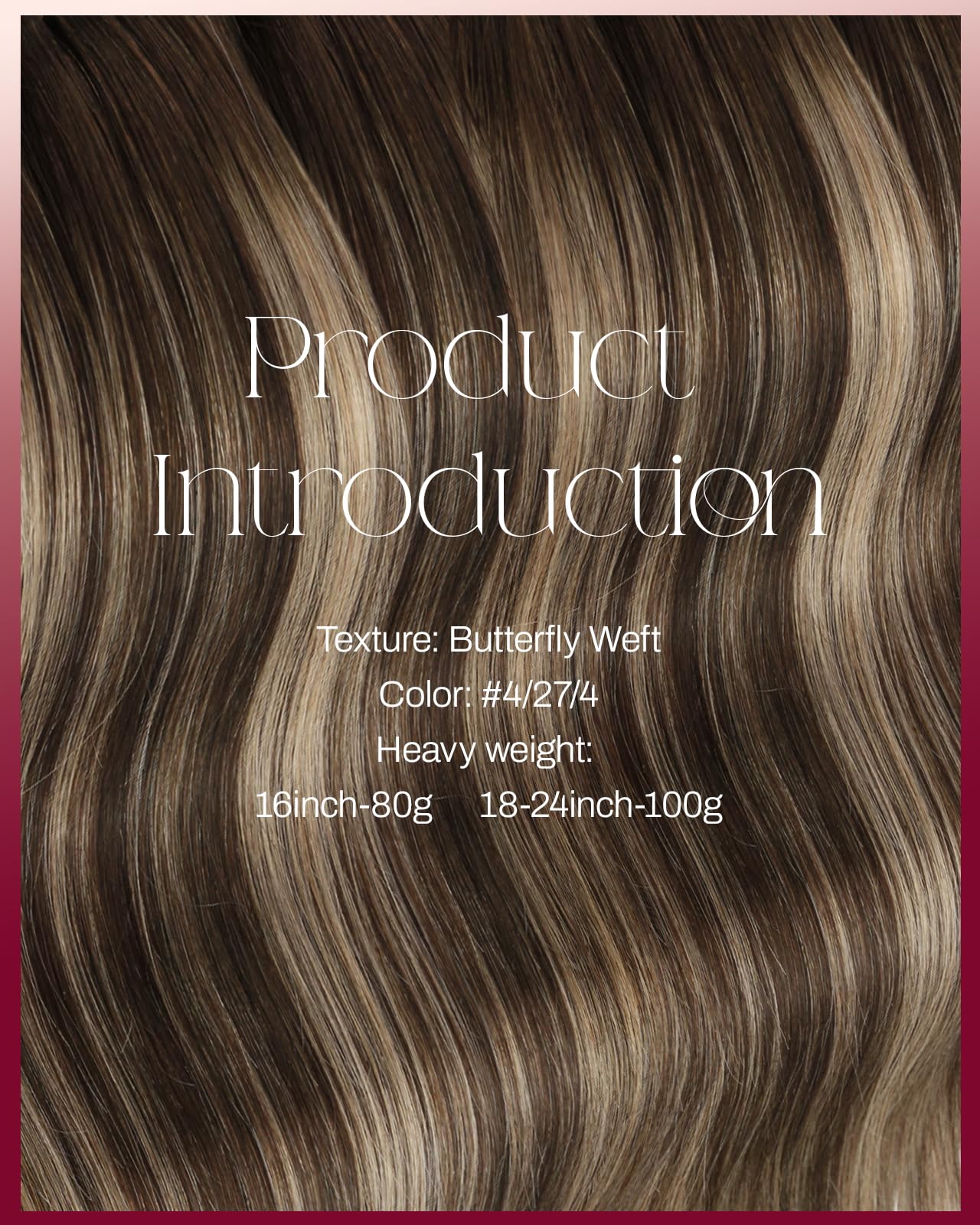 Moresoo Weft Hair Extensions Real Human Hair Medium Brown Highlighted Platinum Blonde Sew in Human Hair Extensions Brown to Blonde Full Head Remy Straight 18 Inch 100g/Pack #P6/60 — view 81