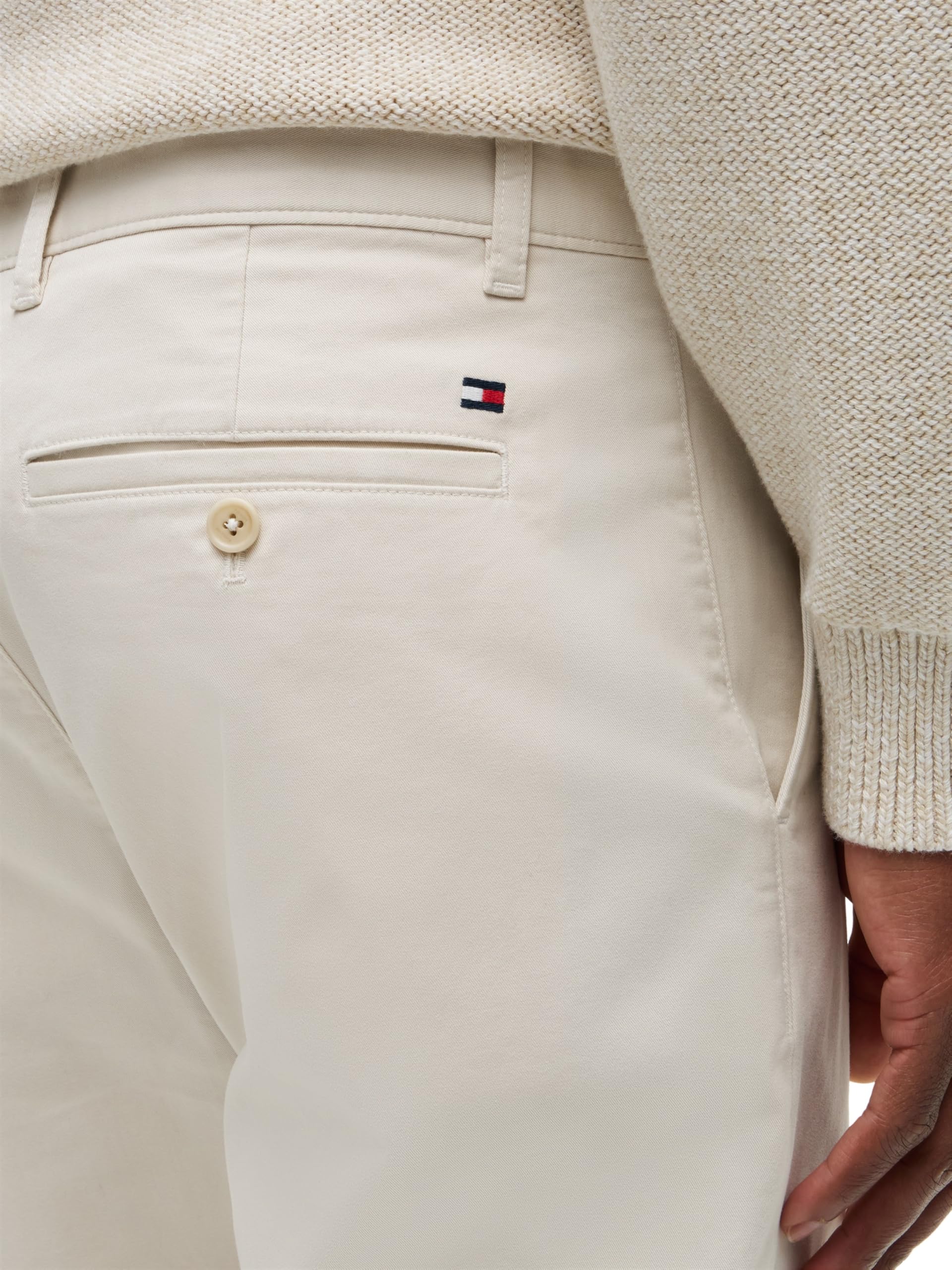 Tommy Hilfiger Herren Chino Hose Harlem Essential Twill Tapered Fit – Bild 3