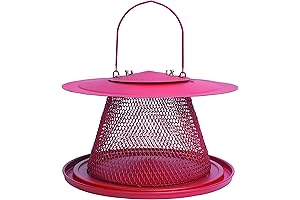 Perky-Pet C00322 Red Cardinal Sunflower Seed Bird Feeder with 2.5 lb Feed Capacity