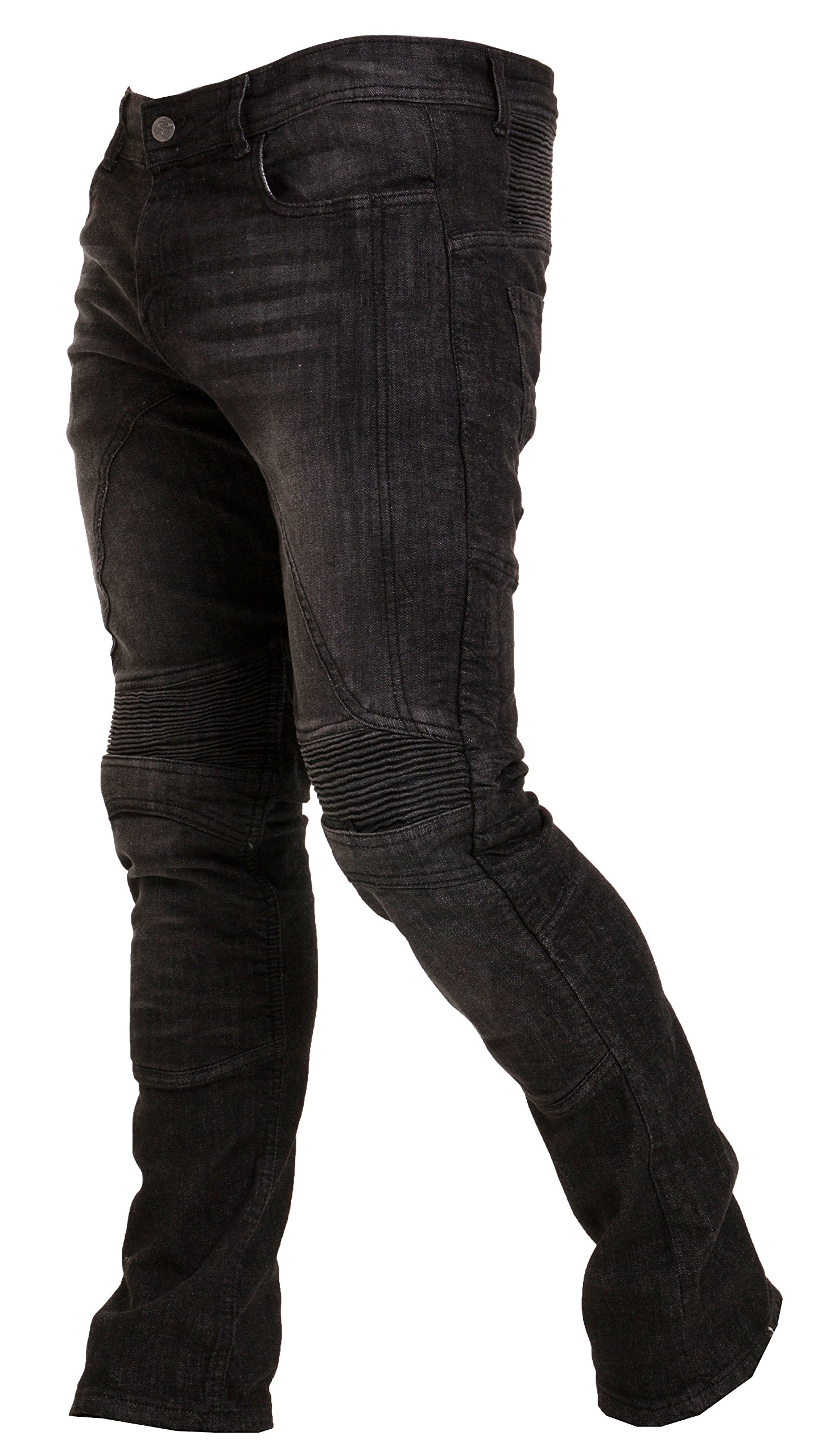 Jeans da Moto da Uomo Fodera Protettiva in aramide, Pantaloni in Denim da Moto con Protezioni Rimovibili, Pantaloni da Motociclista per Uomo