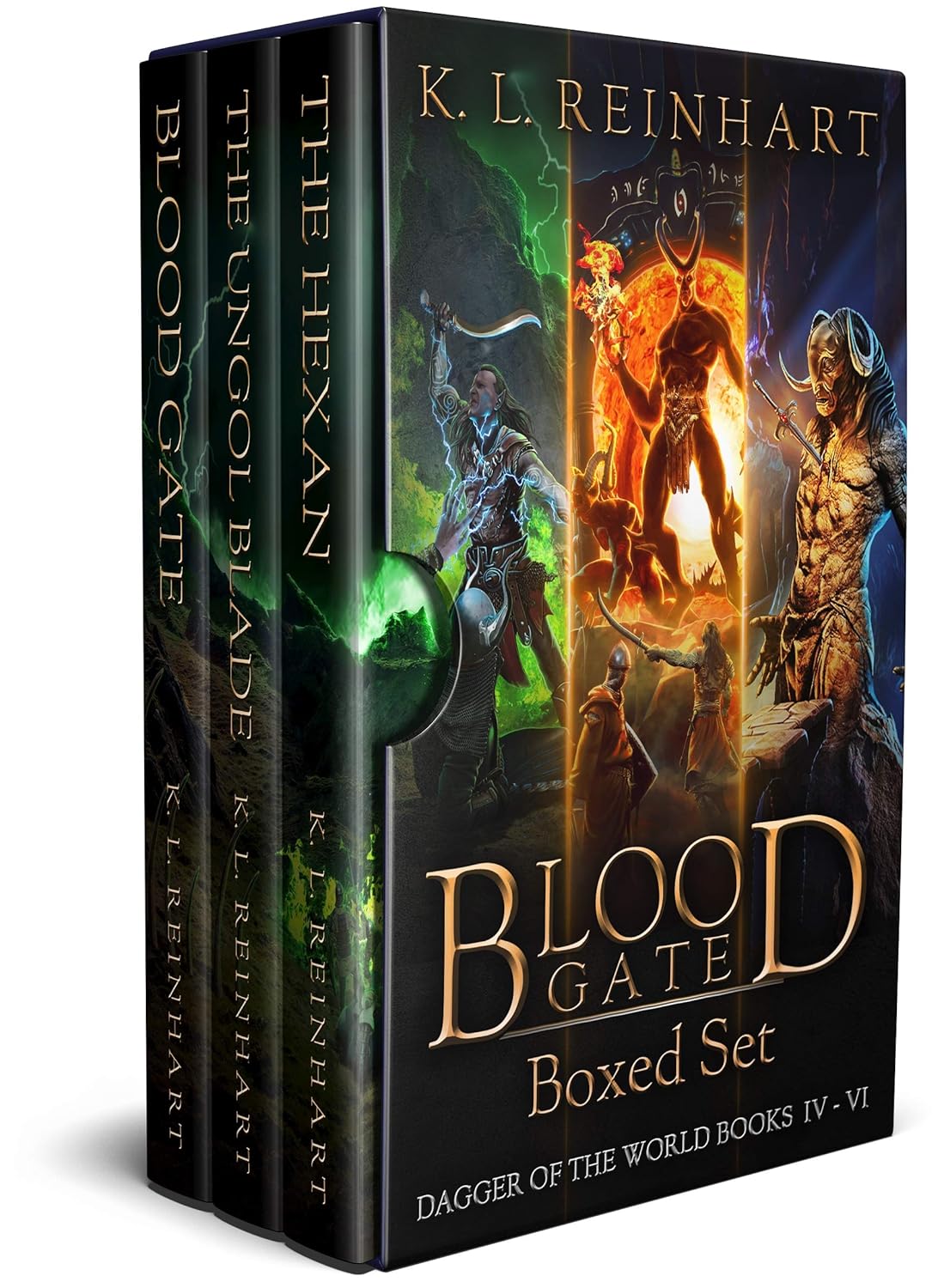 Blood Gate Boxed Set: Dagger of the World Books 4 - 6 (Dagger of the World Omnibus Book 2)      Kindle Edition