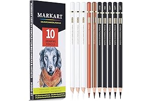Professional Charcoal Pencils Set for Artistic Sketching and Blending
