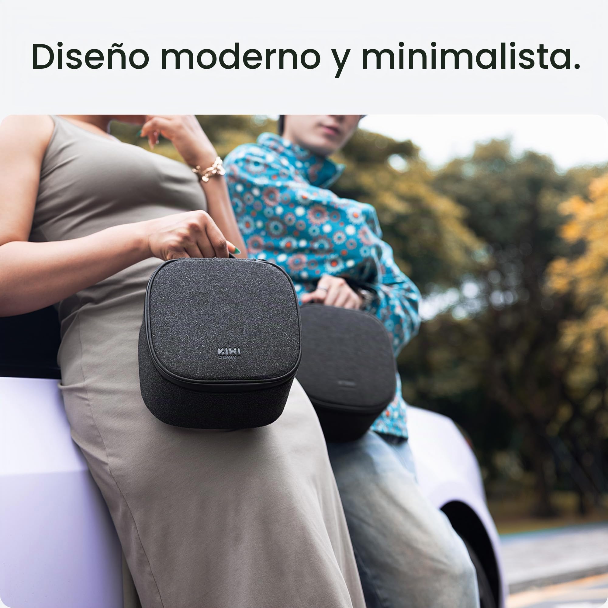 KIWI design P4 Juego de Estuches de Portátiles de Dos Piezas Válido con Meta Quest 3S/Quest 3/Quest 2/Vision Pro y Accesorios para Controladores Táctiles, No Válido con Correas Elite/Halo o de Batería