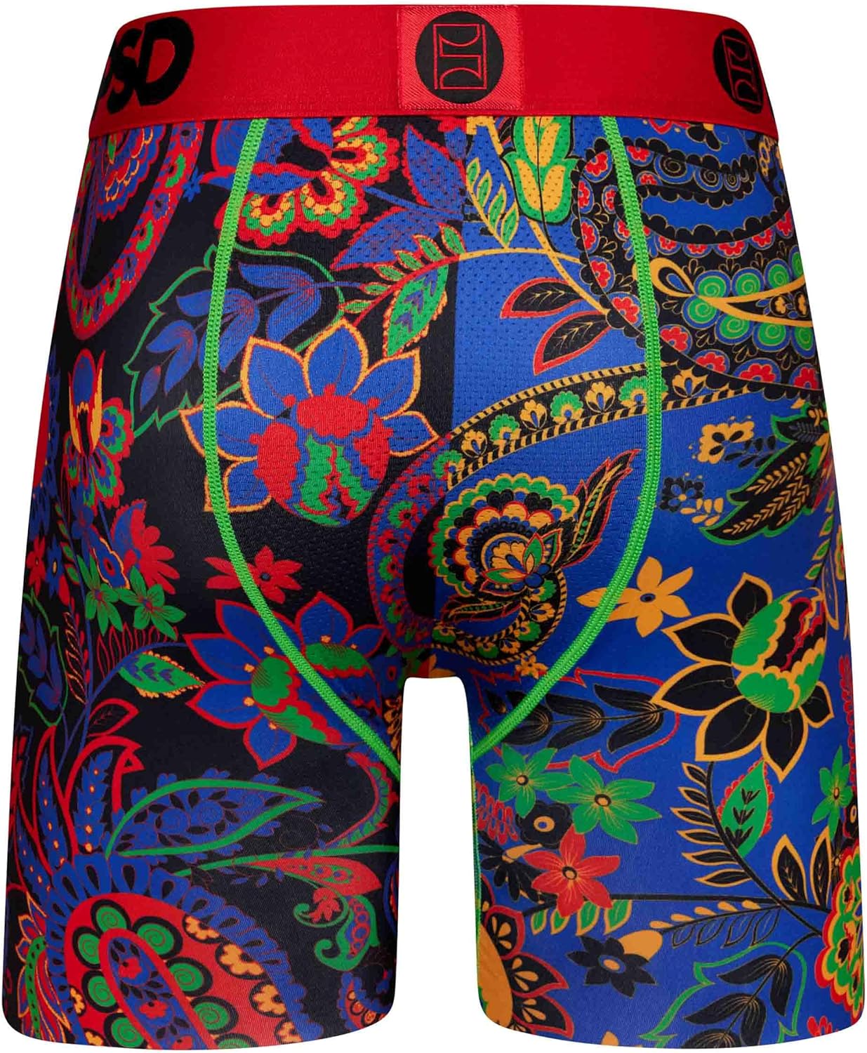 PSD Underwear Mens Boxer Briefs - Paisley Print, Standard Length Packs and Singles, Soft & Breathable Boxer Briefs for Men - Image 4