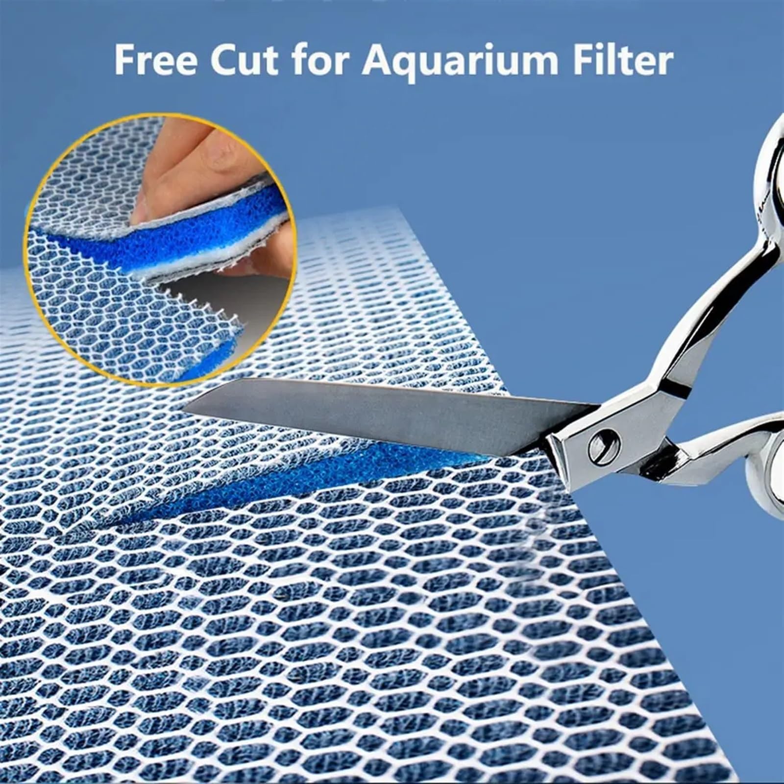Spugna for ultrafiltrazione for acquari, Allevamento di Pesci, Supporti Speciali, Filtro Senza Colla a 8 Strati, Acquario, laghetto, Filtro for Koi(200x40x2cm)