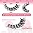 Cat Eye Lashes False Eyelashes Clear Band Natural Look Fluffy Faux Mink Lashes Wispy Soft Eyelashes Lightweight Handmade D Curl 8 Pairs Pack Eyelashes by GVEFETIEE