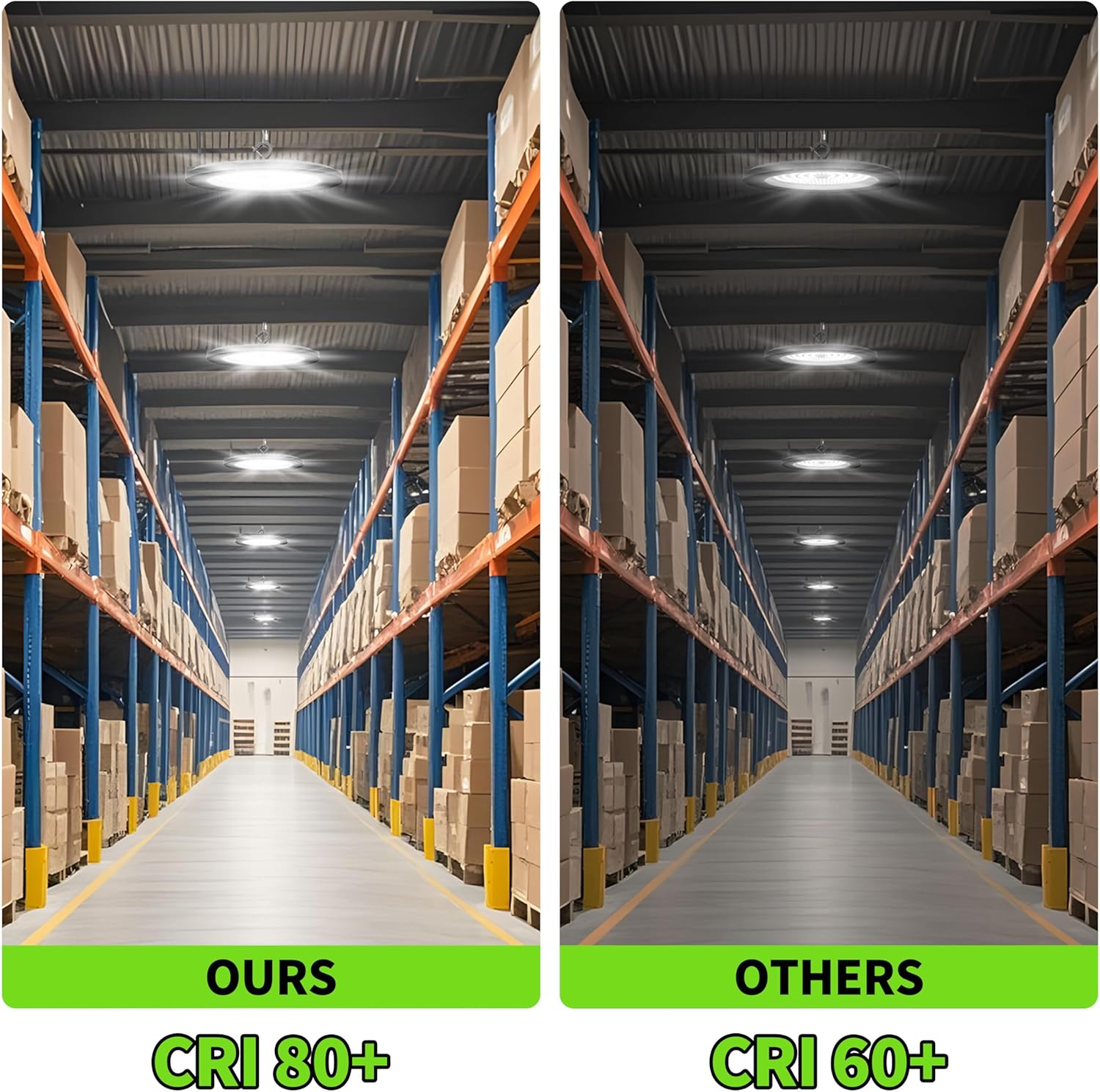 150W High Bay Light, Super Bright 30000lm UFO Led High Bay Light Shop Lights with Plug 5ft Cable Hanging Hook Safe Rope, Waterproof Commercial Bay Lighting for Warehouse Workshop Barn Factory（6)