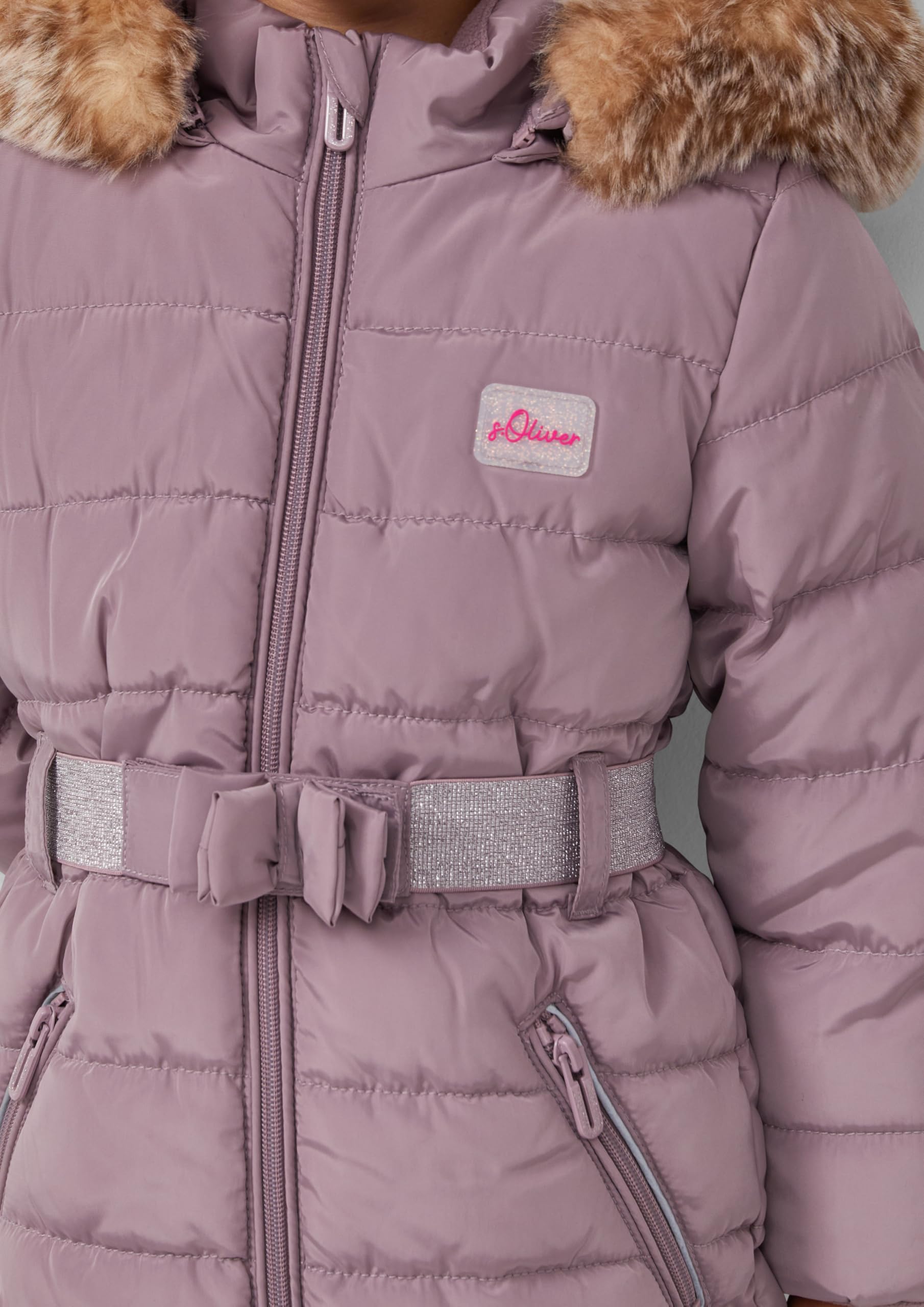 s.Oliver 2174137 Cappotto trapuntato con cappuccio Bambine e ragazze (Pacco da 1)