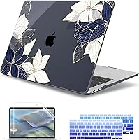 Vista 9 de May Chen Funda compatible con MacBook Air de 13 pulgadas 2022 2021, versión 2020-2018 Modelo: M1 A2337 A2179 A1932, carcasa rígida de plástico