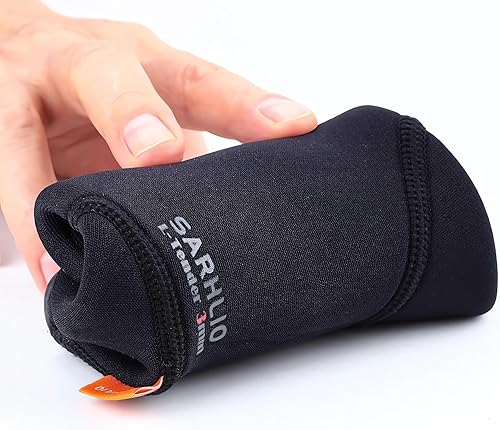 Miniatura 3 de SARHLIO Calcetines de buceo de neopreno de 0.118 pulgadas con talón reforzado, botines térmicos antideslizantes para natación, kayak, surf, esnórquel