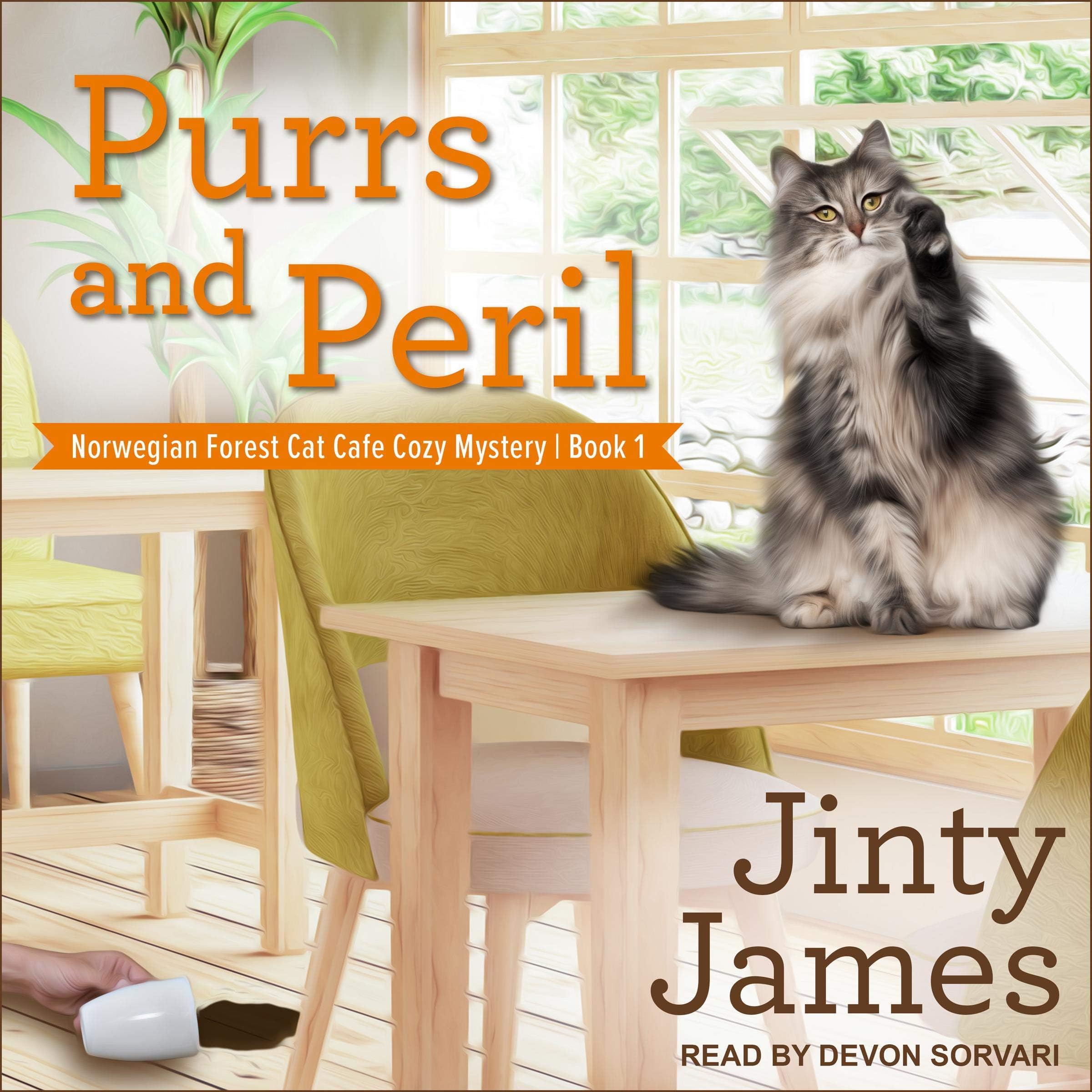 Purrs and Peril: Norwegian Forest Cat Cafe Cozy Mystery Series, Book 1