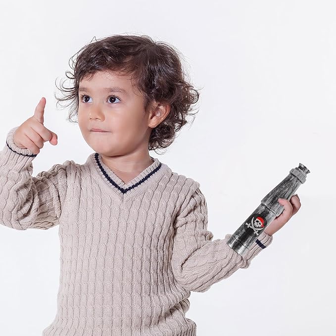 SAFIGLE 6pcs Telescopio Juguete Monocular Telescópico para Niños miniatura 9