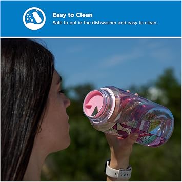 Nalgene Easy Sipper (Yellow, 1-Quart), 32 oz