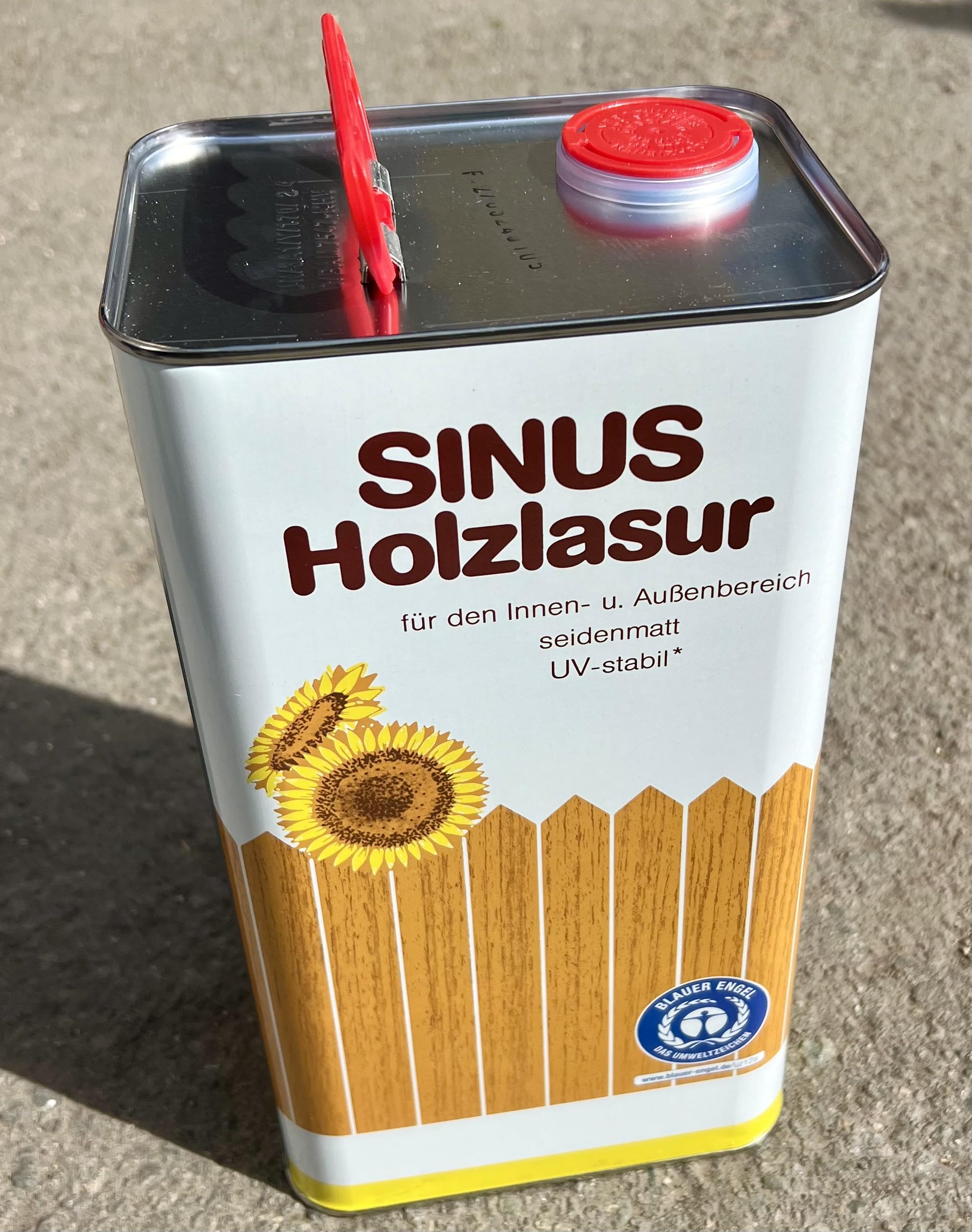 2x 5L SINUS Holzlasur Farbe KESSELDRUCKGRÜN + 1x Bildmagnet! Holzfarbe für optimalen Holzschutz aussen, für Holz-Zäune, 2x 5 Liter Holzschutzlasur Wetterfest für Außen & Innen, ähnl. Holzlack 10L
