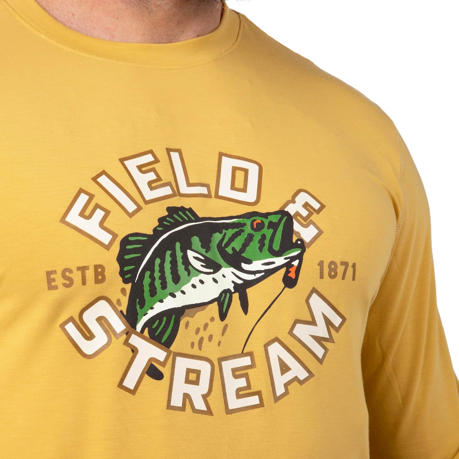 Field & Stream Men's Roll Cast Long Sleeve Performance Tee Shirt with Drirelease