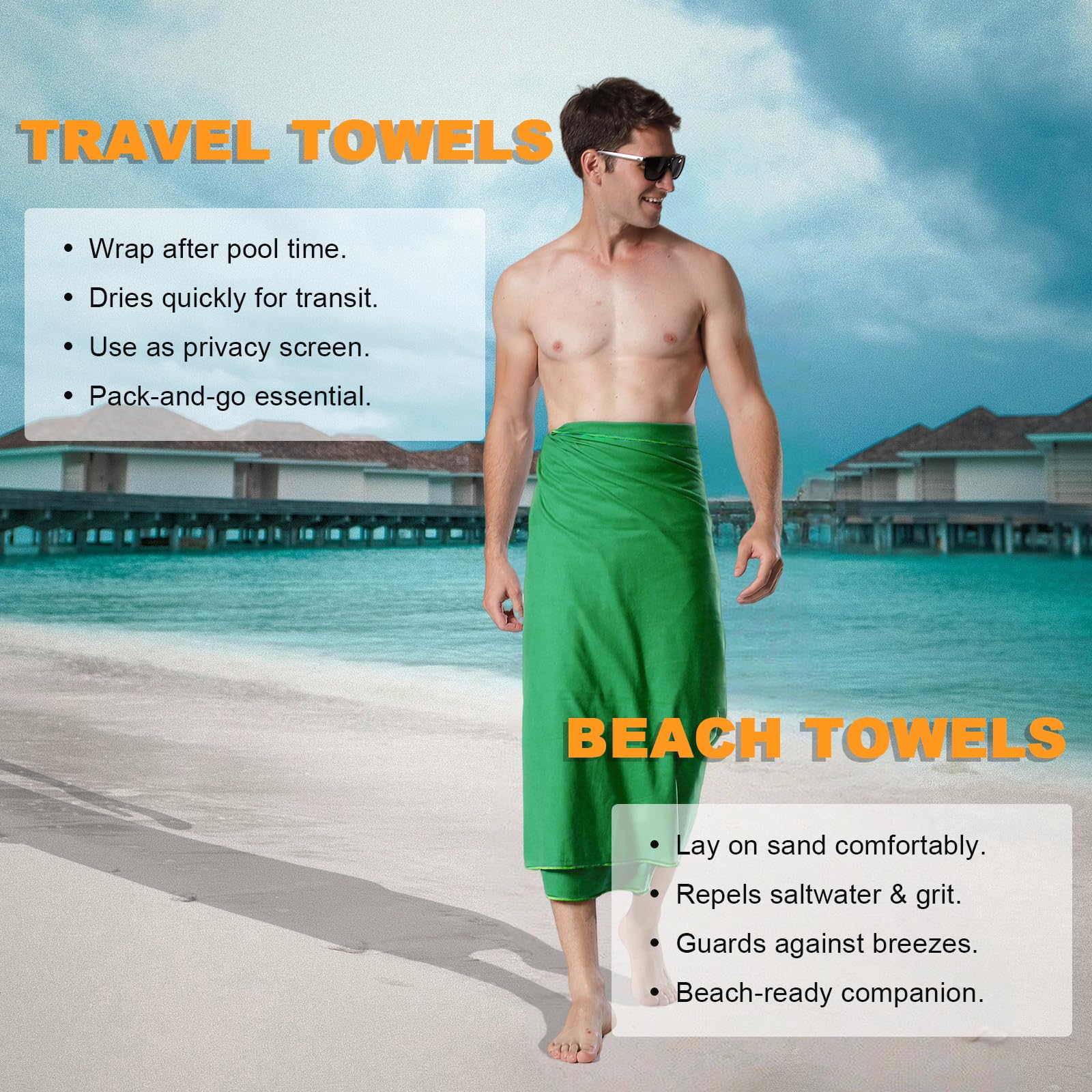 Serviette De Bain Amérindienne En Microfibre à Séchage Rapide