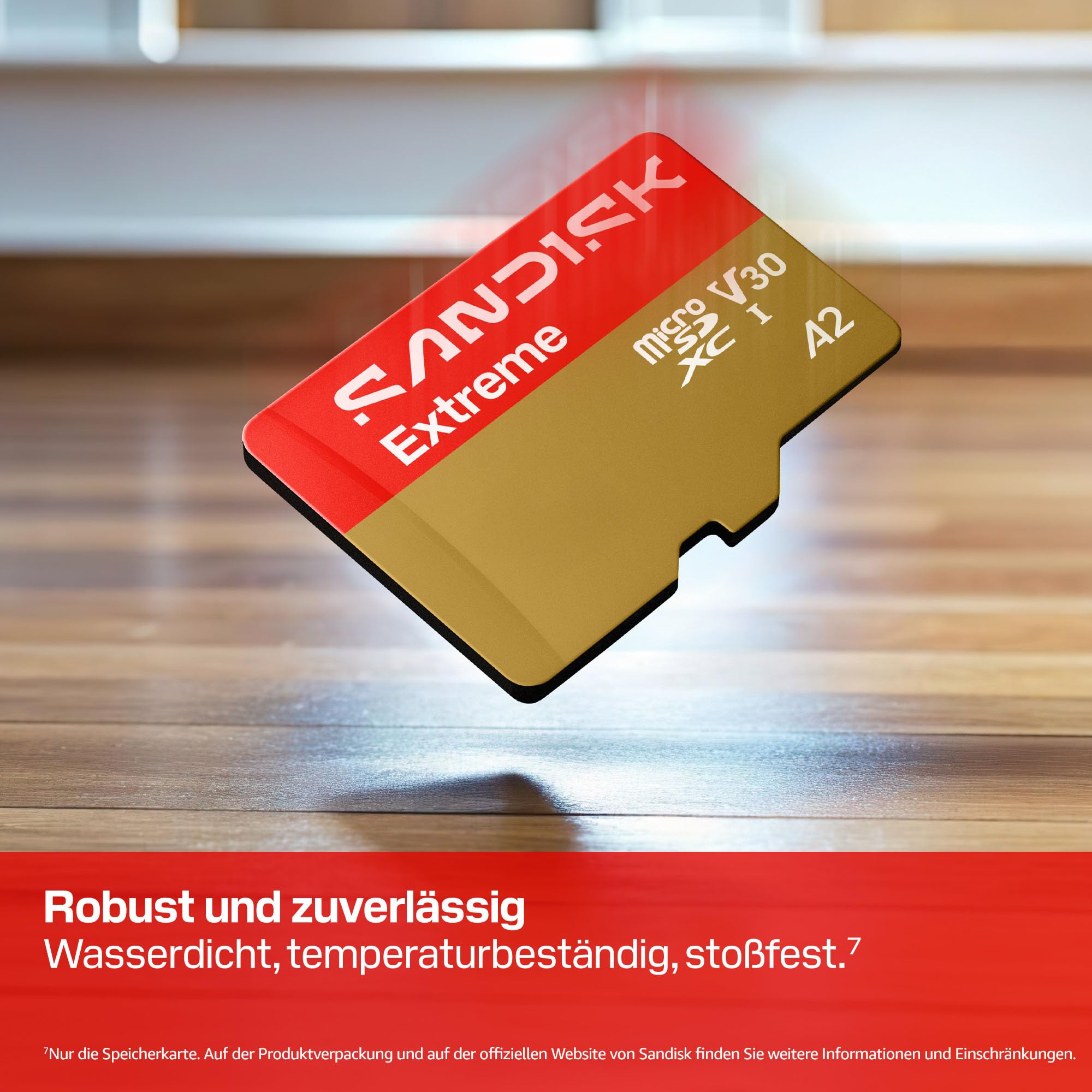 SanDisk Extreme microSDXC UHS-I Speicherkarte 2TB + SD Adapter, (Für Smartphones, Actionkameras oder Drohnen, Übertragung bis zu 240 MB/s, 4K UHD) RescuePRO Deluxe, UHS-I, U3, V30