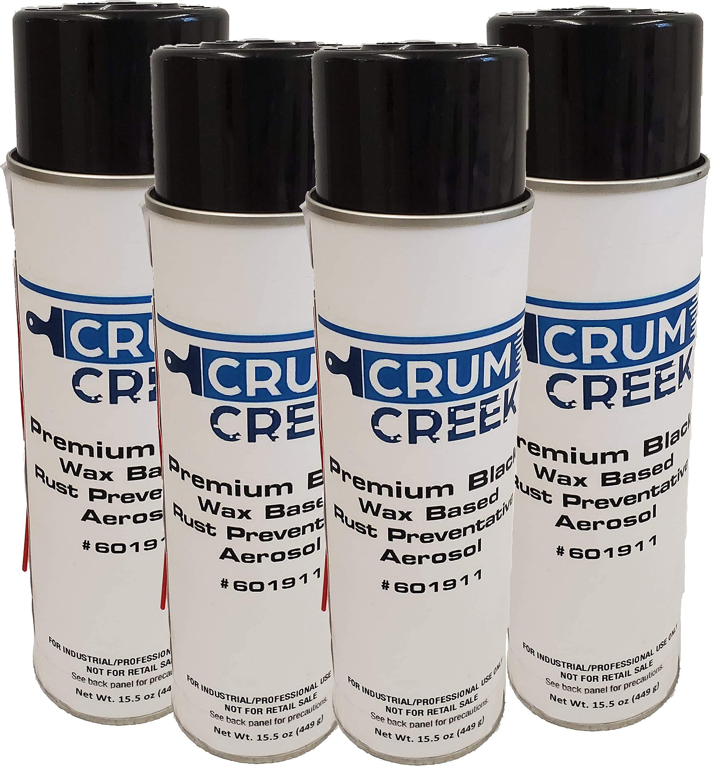 CRUM CREEK Premium Wax Based Rust Preventative Aerosol 4 Pack