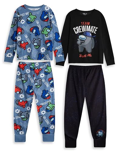 Among Us Crewmates Boys Multi-Pack of 2 Long Sleeve Pyjama
