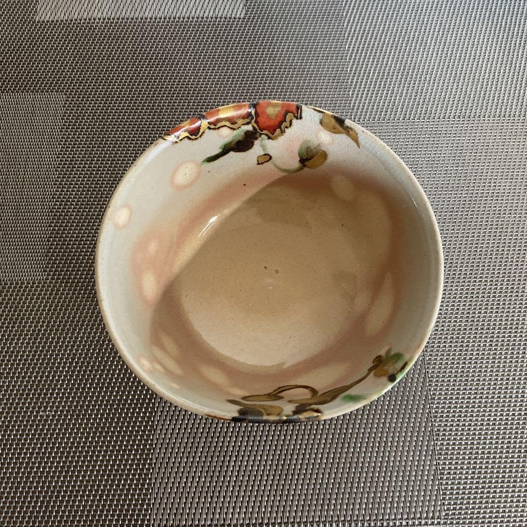 Amazon.co.jp: 抹茶茶碗 真葛香斎 ケシ絵 : 文房具・オフィス用品
