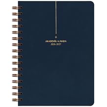 Matt Notebook 2026-2027 A5 Keten Akademik Ajanda Spiralli 15x21 cm - 17 Ayl k Lacivert