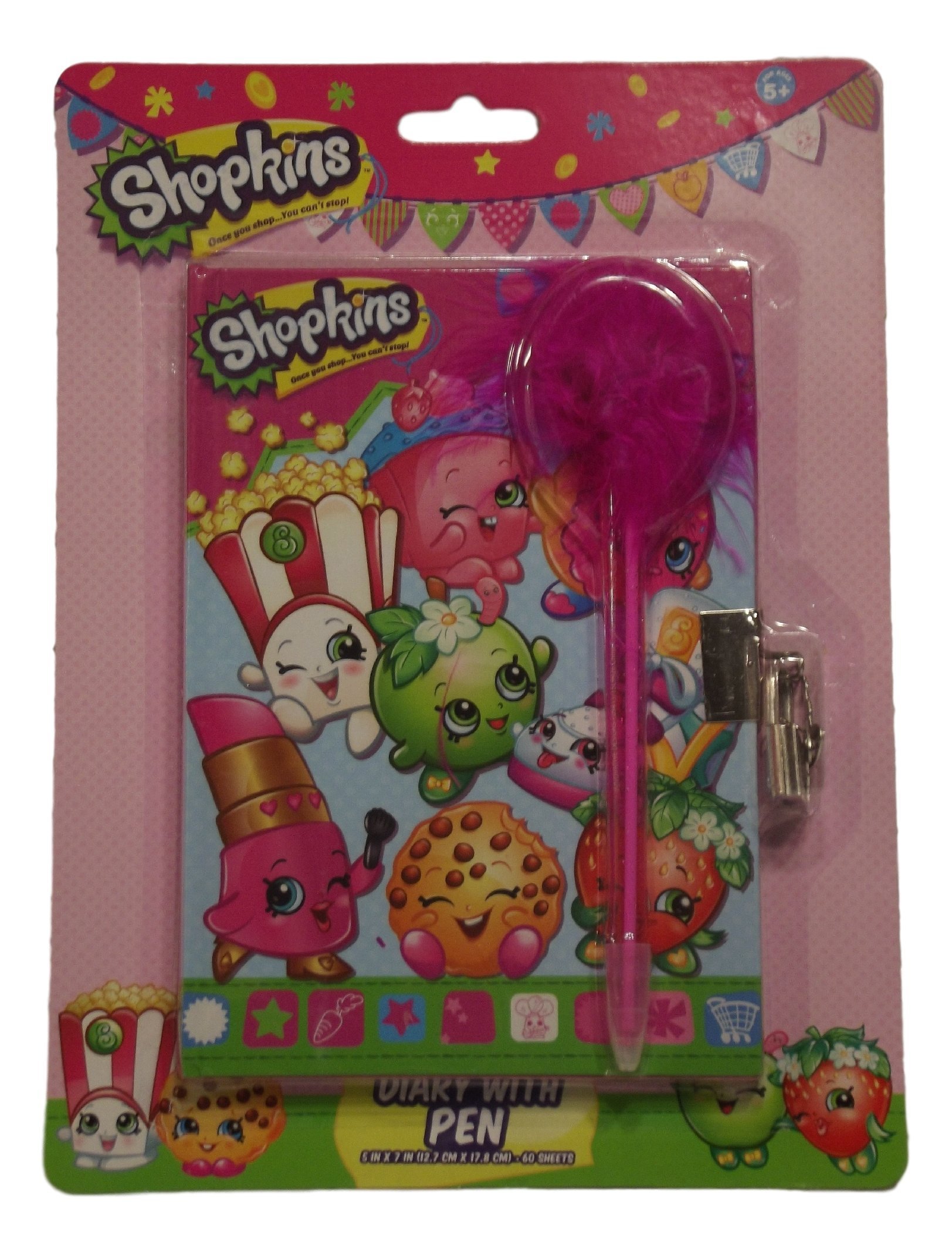 Shopkins Girls Diary With Pen Lock Keepsake Memories Of Your Little Ones  Imaginative Minds
