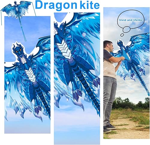 Miniatura 7 de Kite for Adults, Kites for Kids Ages 4-8 8-12 Easy to Fly, Kids Kites for Boy Girls, Kite for Beginners Beach Trip Park Family Outdoor Games and