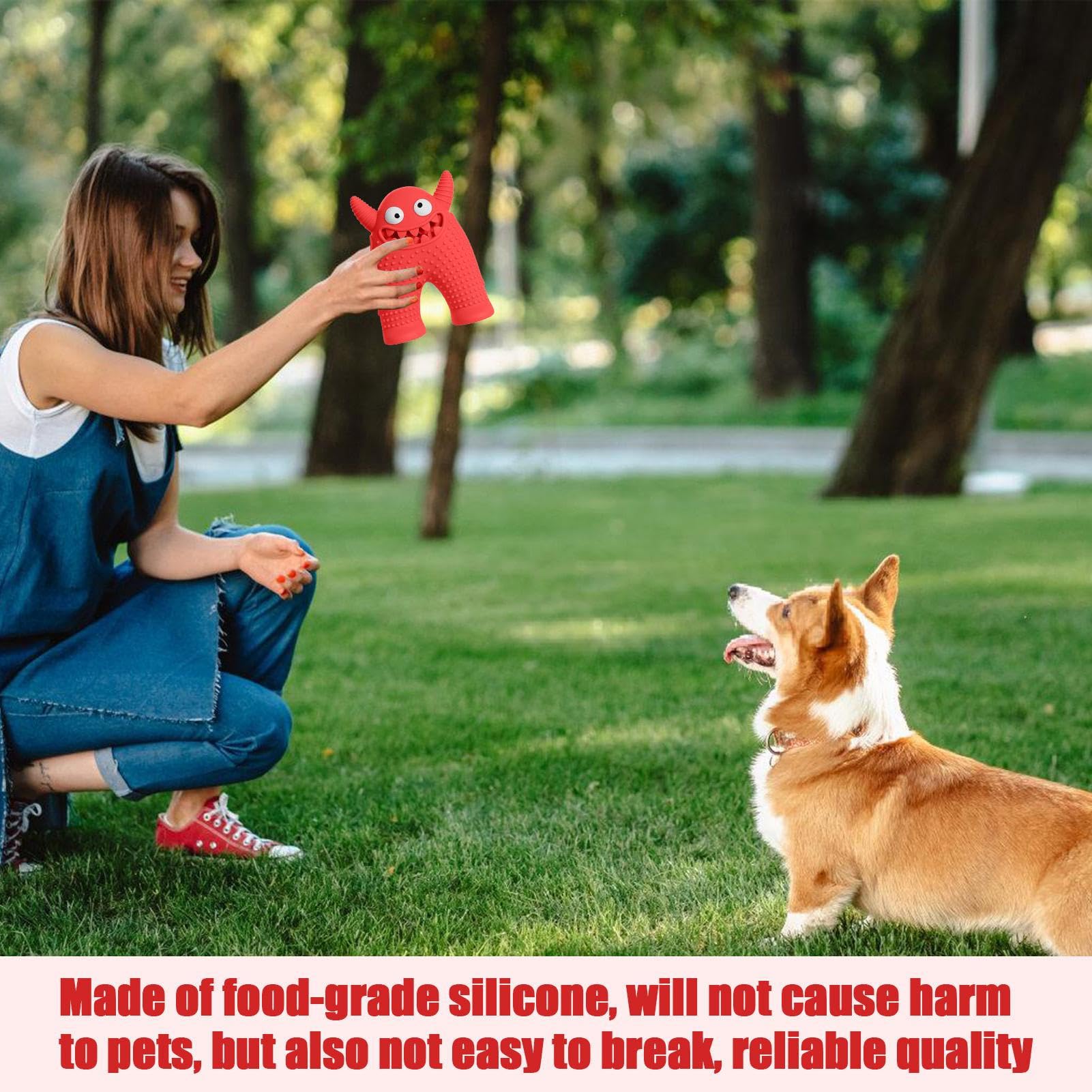 pologmase Juguete para perros para masticadores agresivos, juguete para masticar para perros | Juguete mordedor para perros contra el aburrimiento, juguete interactivo para perros pequeños,