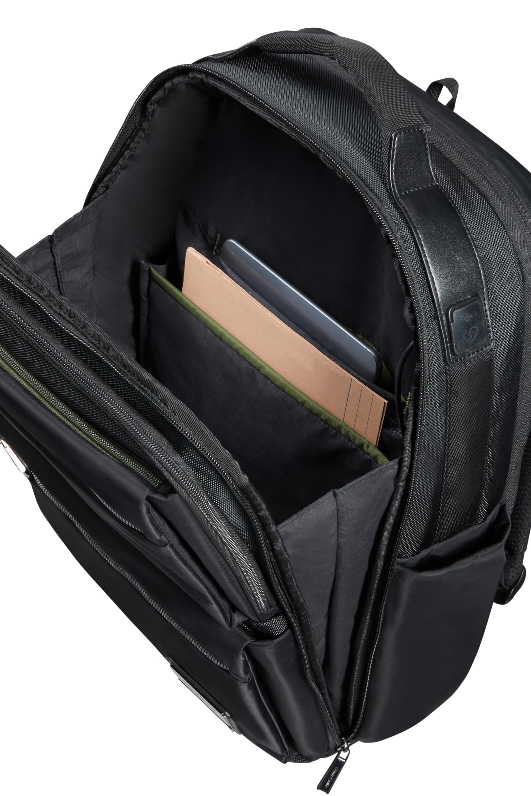 Samsonite Openroad 2.0 - Backpack per laptop espandibile 17,3 pollici, 46 cm, 29,5/34 L, nero (nero)