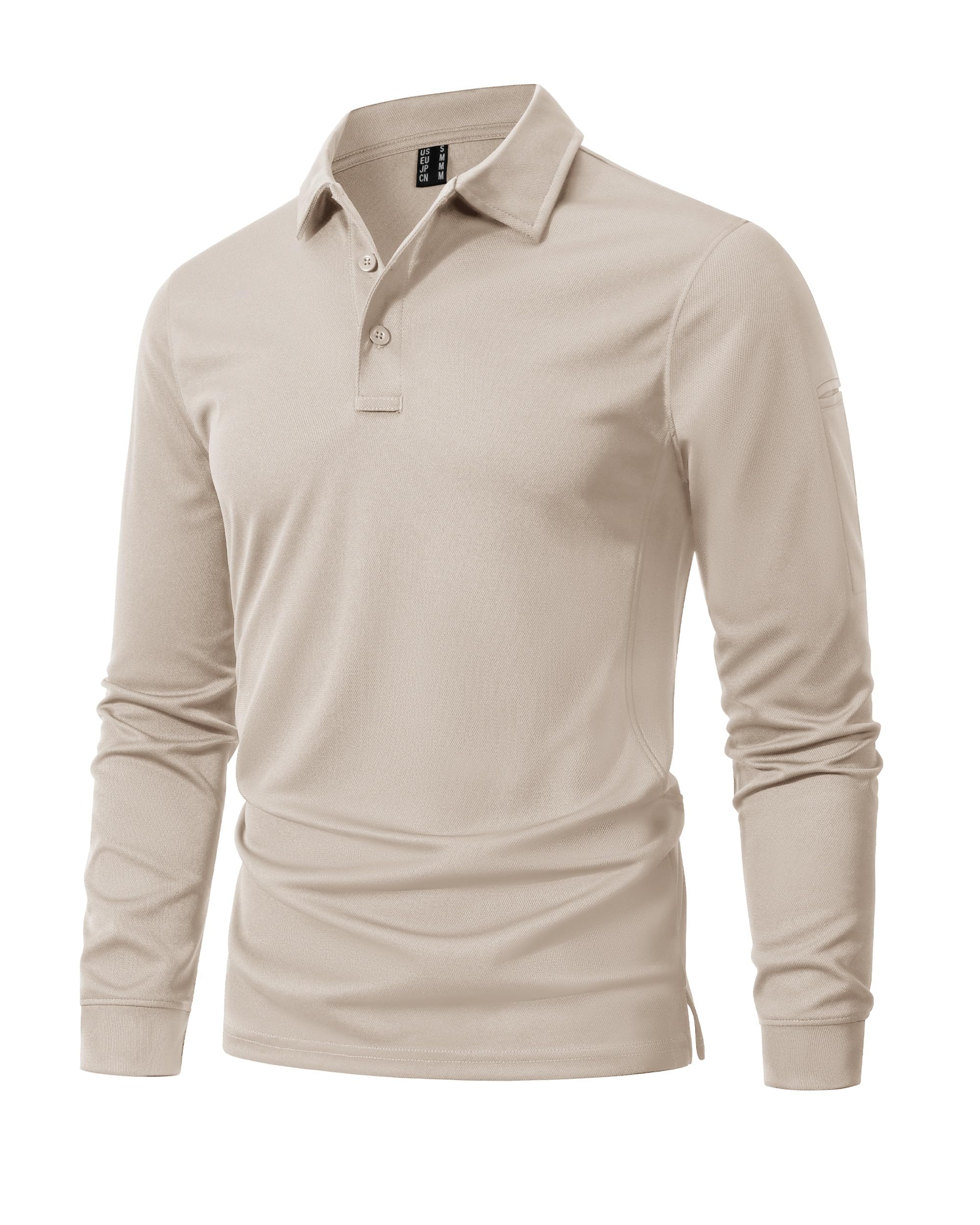 MAGNIVIT Men's Polo Shirts Long Sleeve Tactical Polo