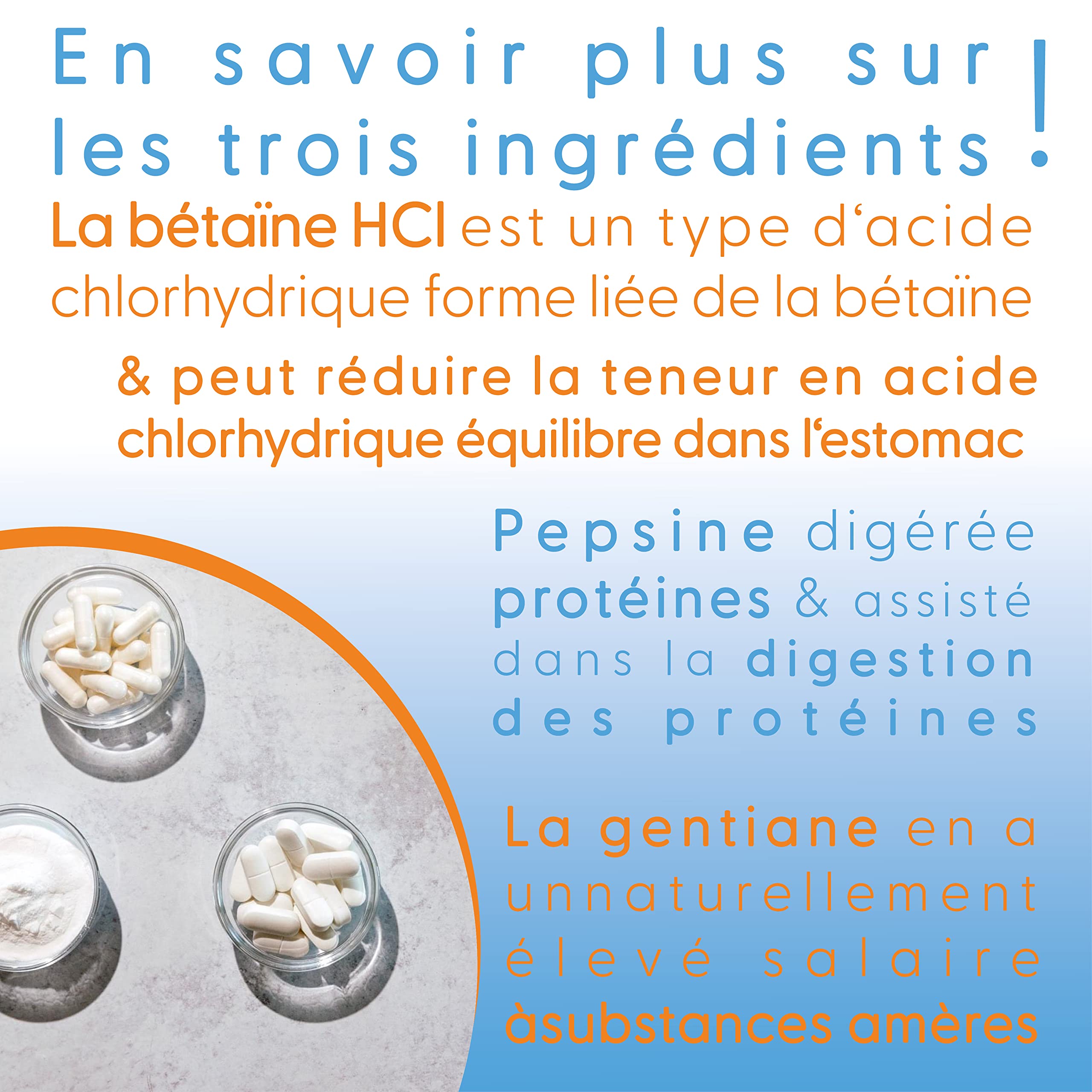 Doctor's Best, Betaine HCI avec Pepsine et Gentiane Amère, 650 mg, 360 Capsules molles, Hautement Dosé, Testé en Laboratoire, Sans Soja, Sans Gluten, Non-GMO