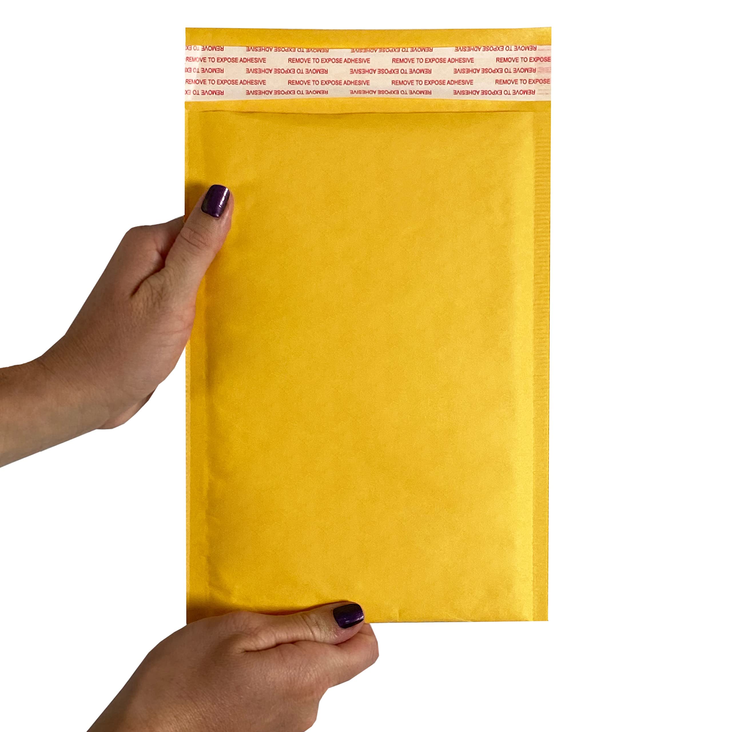 Sobres Para Envios Por Paqueteria Fuxury - Paquete De 50 Sobres De Burbujas Kraft De 6 X