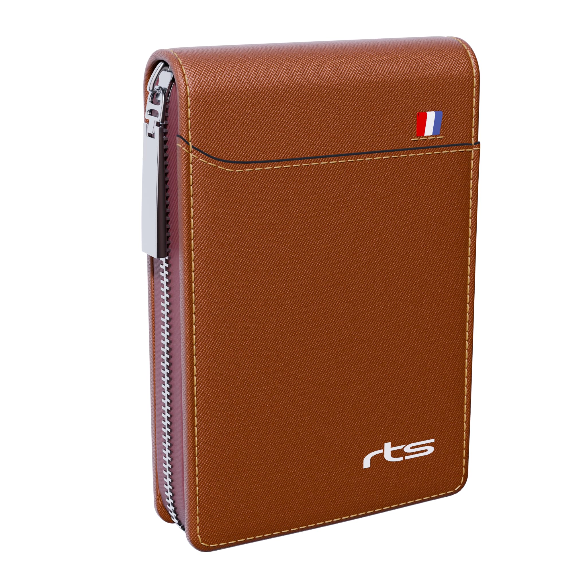 New Imported RFID Protected 9 Slot Men's Wallets Genuine PU Leather Credit Debit ATM Business Card Holder Protector with Zipper Case Money Coin Purse for Men, Women, Festive Gifting Valentines