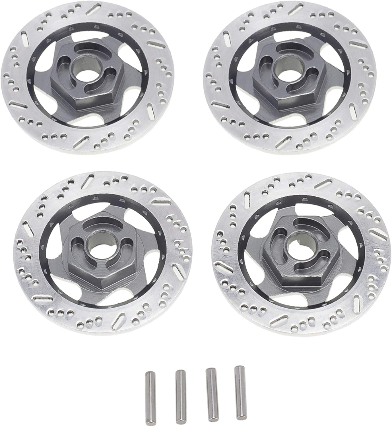 Ky Rc フラットスポーツカー クライミングカー オフロード車 シミュレーションブレーキディスク ブレーキディスク ブレーキディスク ディスク ブレーキ1 10車 ブレーキディスク ホイールのドレスアップ ローター ディスクブレーキローター チタン Faz Co Zm