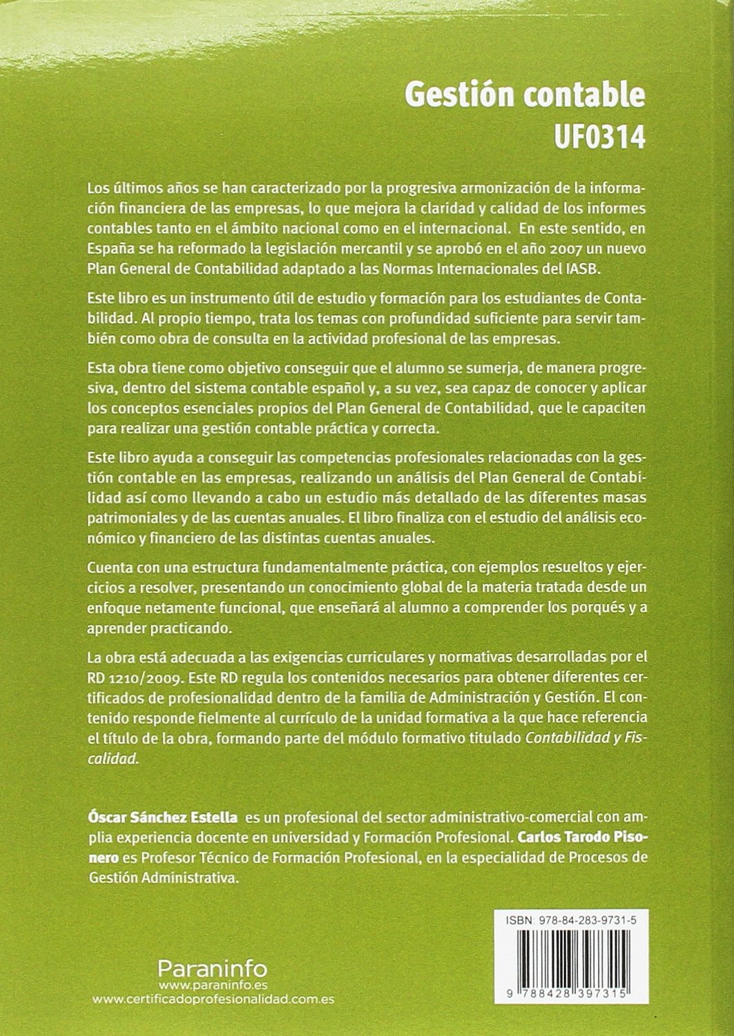Gestión contable (Administración y Gestión)