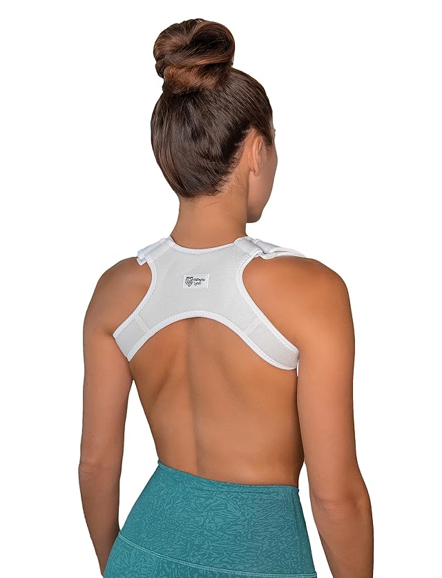 Upper Back Posture and Neck Hump Corrector - for Women and Men - Support Brace and Straightener for