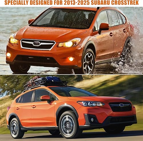 Miniatura 6 de Cubierta impermeable para automóvil de repuesto para Subaru CrosstrekXV 2013-2022, 6 capas para todo tipo de clima, con puerta de cremallera para