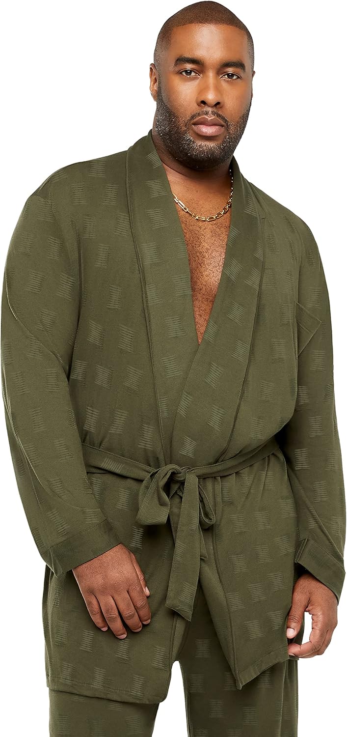 Savage X Men's Sheer X Smoking Jacket
