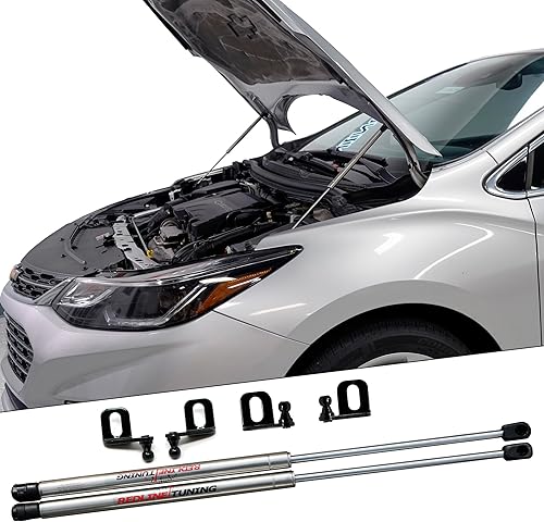 Redline Tuning 21-16016-03 Sistema QuickLIFT ELITE de capó compatible con Chevrolet Cruze 2016-2019 (puntales de acero inoxidable)