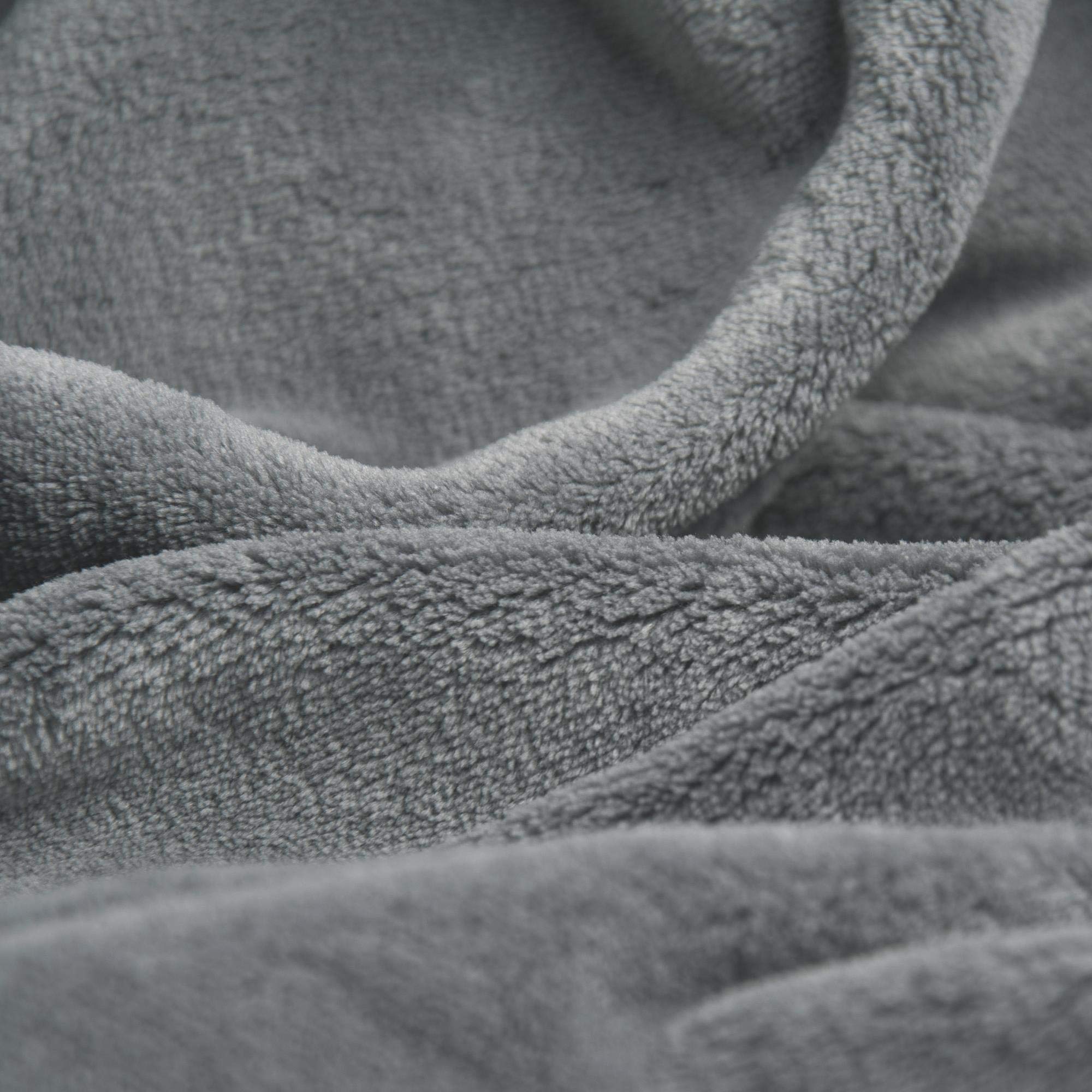 CelinaTex Moonlight Manta De Forro Polar Coral, 150x200 Cm, Gris Con Estrellas, Microfibra Suave, Regalo Con Lazo De Satén