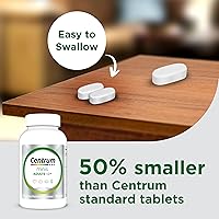 Vista 5 de Centrum Minis Silver Multivitamin for Adults 50 Plus, Multimineral Supplement, Vitamin D3, B-Vitamins, Gluten Free, Non-GMO Ingredients, Supports