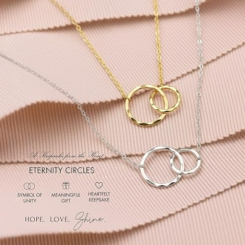 Miniatura 3 de HOPE LOVE SHINE Sympathy Gift for Loss of a Loved One, Beautiful Day in Heaven Poem, Memorial Necklace 16+2 Gift ready