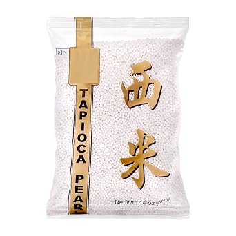 Tapioca Pearls, Tapioca Balls, White Tapioca Pearls For Boba Tea, 14 oz Small
