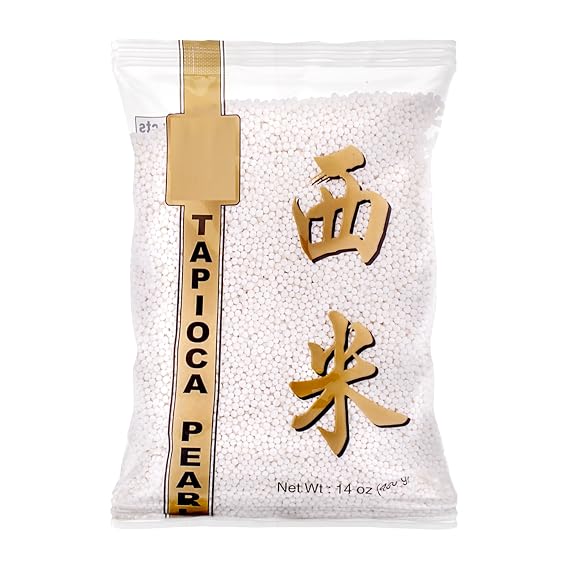 Tapioca Pearls, Tapioca Balls, White Tapioca Pearls For Boba Tea, 14 oz (Small)