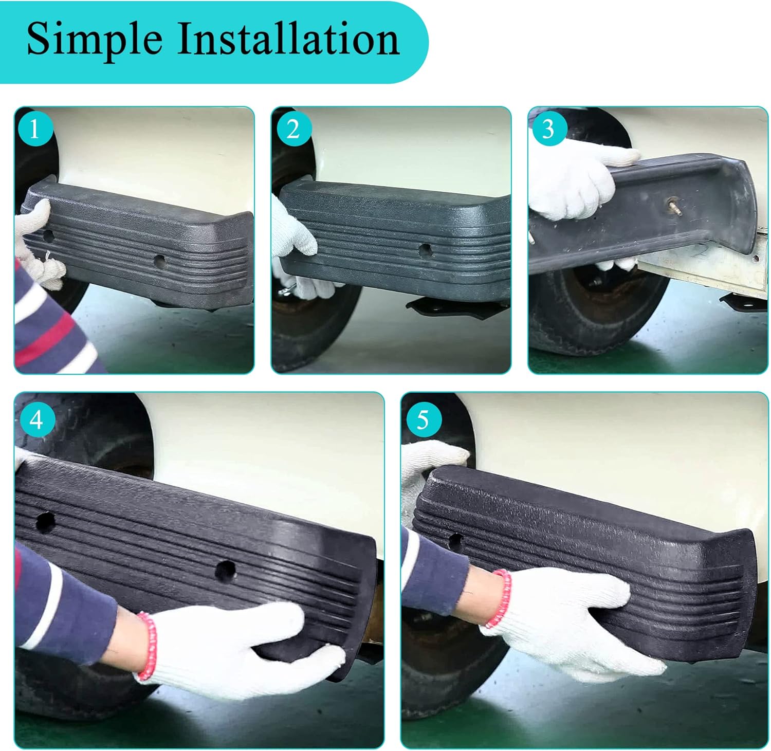 10L0L Golf Cart Front Bumper for Golf Cart Club Car DS (1993 up) Replacement Part 1016868