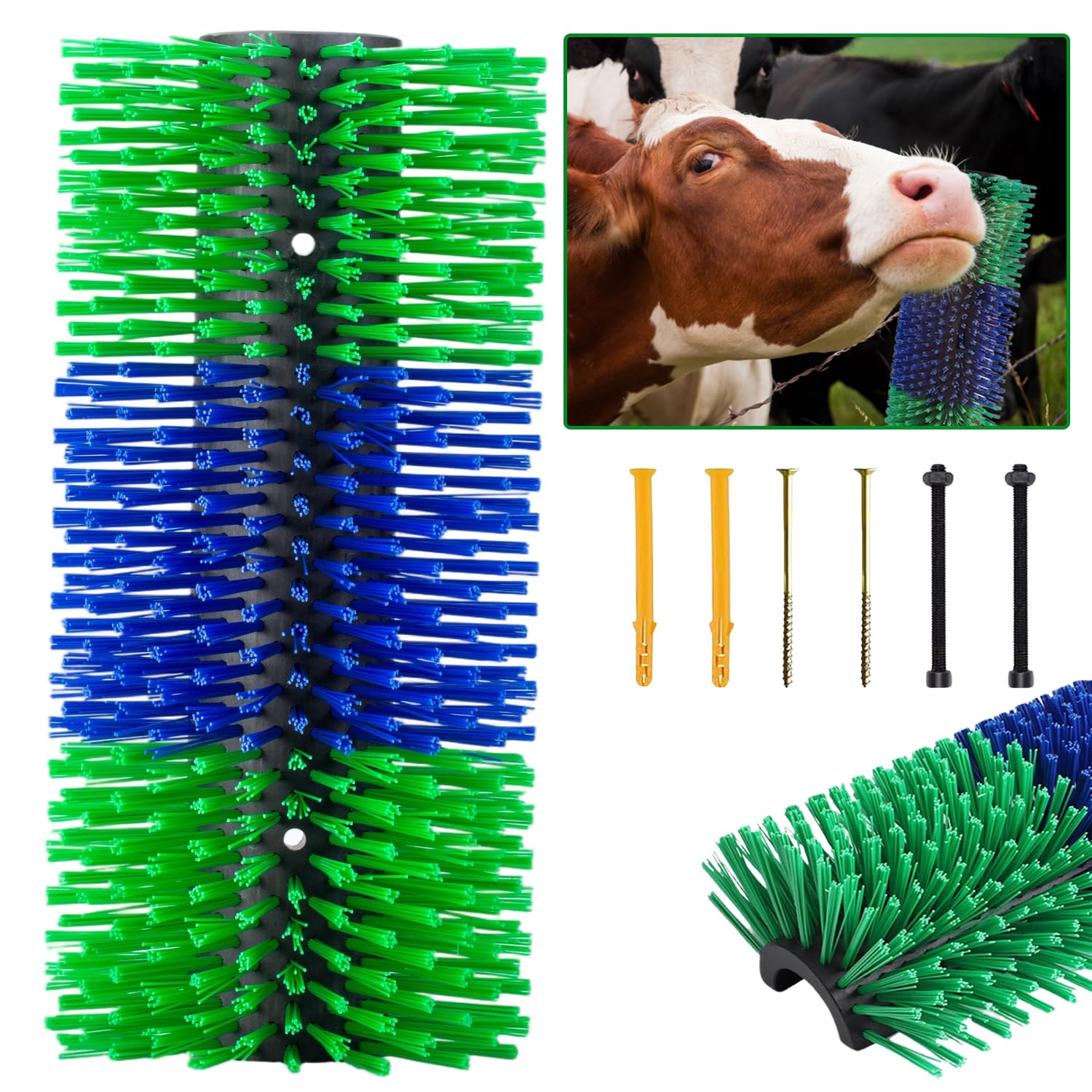 Spazzola per il cambio del pelo del cavallo, semi-circolare, per la cura dei cavalli, spazzola per massaggio contro il prurito, Magic Brush cavallo, spazzola universale per graffi per cavalli